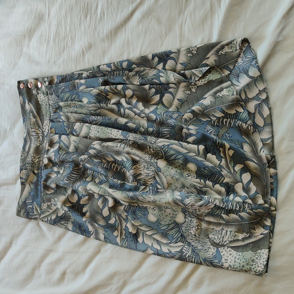 Vintage Jungle wrap skirt